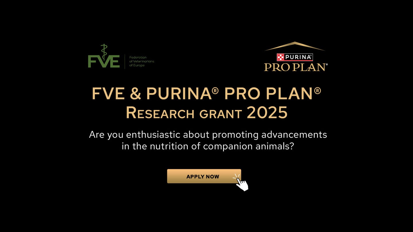 PURINA® PRO PLAN® & FVE Research Grant 2025