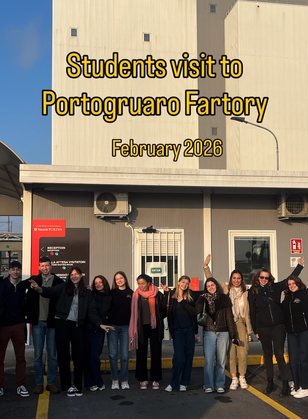 Estudantes visitam a fábrica de Portogruaro em fevereiro de 2026